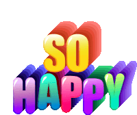So Happy Excited Sticker - So Happy Excited Yay Stickers