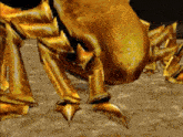 a close up of a crab 's legs and claws in a video game