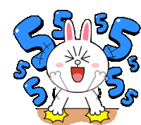 Line Characters Cony Sticker - Line Characters Cony Laughing Stickers