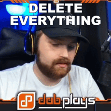 Delete Everything Dab Plays GIF - Delete Everything Dab Plays Delete All Of It GIFs