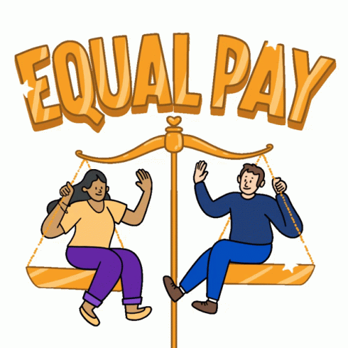 Equal Pay Balance Sticker - Equal Pay Balance Gender Pay Gap - Discover &  Share GIFs