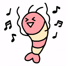 shrimp emotion pink lovely dance shrimp emotion pink lovely dance