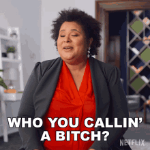 Who You Callin A Bitch Mireille Miller Young GIF - Who You Callin A Bitch Mireille Miller Young History Of Swear Words GIFs