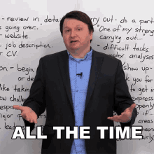 All The Time Alex GIF - All The Time Alex Learn English With Alex GIFs