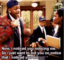 Fresh Prince I Noticed You Noticing Me GIF - Fresh Prince I Noticed You Noticing Me GIFs
