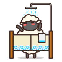 Shower Sheep Sticker