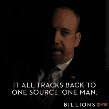 It All Tracks Back To One Source One Man GIF - It All Tracks Back To One Source One Man I Know GIFs