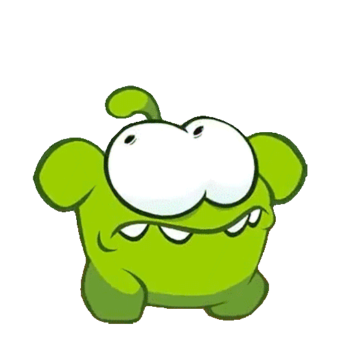 What'S Going On Om Nom Sticker - What'S Going On Om Nom Cut The Rope Stickers