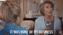 None Of My Business Not My Problem GIF - None Of My Business Not My Problem Grandma GIFs