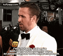 Eteti'M Just Happy That Wetreboth In The Same Room For Once,So People Can See Wetre Ditferent People..Gif GIF - Eteti'M Just Happy That Wetreboth In The Same Room For Once So People Can See Wetre Ditferent People. Ryan Gosling GIFs