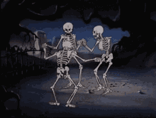 Halloween Skeletons GIF - Halloween Skeletons Dancing GIFs