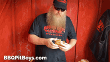 Eating Bob Ahlgren GIF - Eating Bob Ahlgren Bbq Pit Boys GIFs