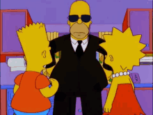 Secret Service Simpsons GIF