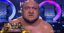 Samoa Joe Shocked Angry GIF - Samoa Joe Shocked Angry Aew GIFs