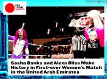 Alexa Bliss Sasha Banks GIF - Alexa Bliss Sasha Banks History GIFs