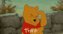 think pooh winnie the pooh thinking brain