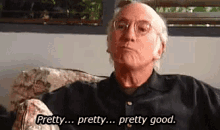 Larry David Pretty Good GIF - Larry David Seinfeld Pretty Good GIFs