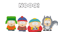 Nooo Eric Cartman Sticker - Nooo Eric Cartman Kyle Broflovski Stickers