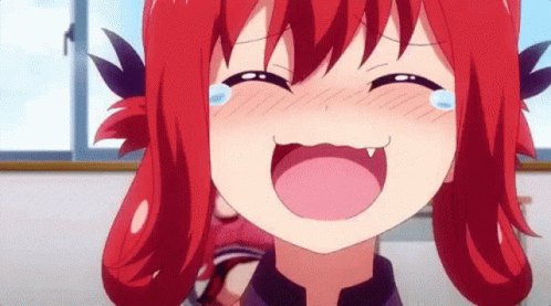 Anime smile laugh GIF - Find on GIFER
