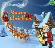 Merry Christmas Xmas GIF - Merry Christmas Xmas Santa Claus GIFs