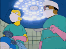 Pass Out GIF - Surgery Simpsons Faint GIFs