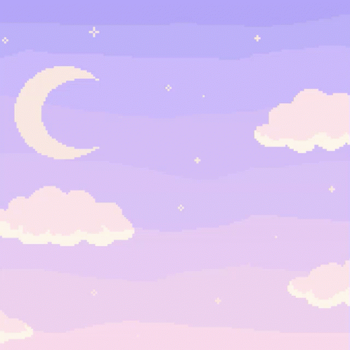Clouds Moon GIF - Clouds Moon Stars - Discover & Share GIFs