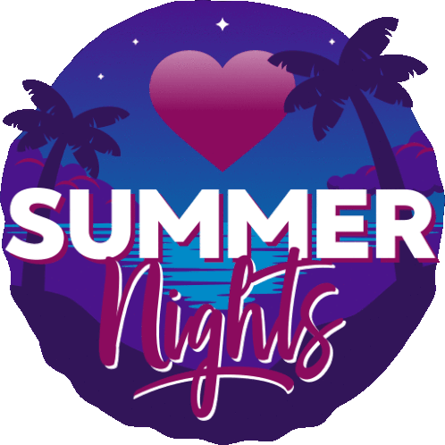 Summer Nights Summer Fun Sticker - Summer Nights Summer Fun Joypixels Stickers