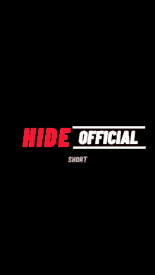 Hide Official Short GIF - Hide Official Short GIFs