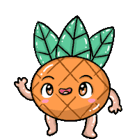 Kawaii Garbikw Sticker - Kawaii Garbikw Pineapple Stickers