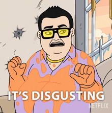 Its Disgusting Johnny Zhao GIF - Its Disgusting Johnny Zhao Mulligan GIFs