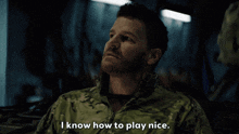 I Know How To Play Nice Seal Team GIF - I Know How To Play Nice Seal Team Jason Hayes GIFs