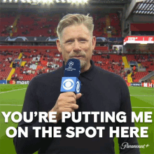 Youre Putting Me On The Spot Here Peter Schmeichel GIF