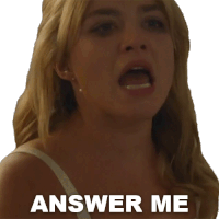 Answer Me Alice Chambers Sticker - Answer Me Alice Chambers Florence Pugh Stickers