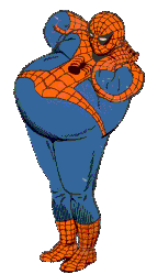 Fat Fatkid Sticker - Fat Fatkid Spiderman Stickers