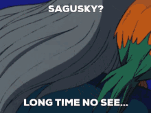 Sagusky Long Time No See GIF - Sagusky Long Time No See Ushio To Tora GIFs