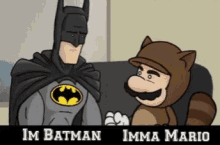 Im Batman Batman GIF - Im Batman Batman Imma Mario GIFs