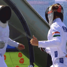 fencing olympics attack match competition
