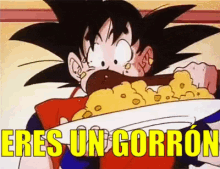 Goku Comiendo Gratis Gorron GIF - Comer Gratis Gorron Goku GIFs