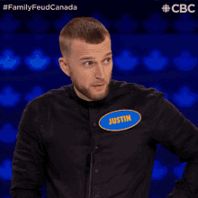 I Dont Know Justin GIF - I Dont Know Justin Family Feud Canada GIFs