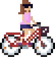Bici Bike Sticker - Bici Bike Girl Stickers