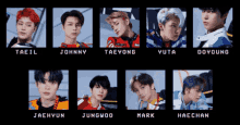 nct nct127 taeil johnny taeyong