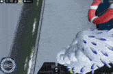 a screenshot of a video game with the number 98 at the bottom