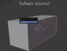Subaru Tutorial GIF - Subaru Tutorial Blender GIFs