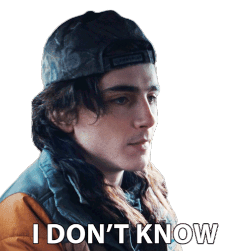 I Dont Know Yule Sticker - I Dont Know Yule Timothée Chalamet Stickers