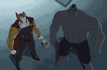 Hulk Thor GIF - Hulk Thor Evil Thor GIFs