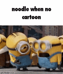 Noodle Minions GIF