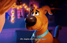 Scoob Scooby Doo GIF - Scoob Scooby Doo Uh Maybe Dont Do That Again GIFs