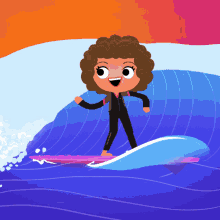 Surfing Barb And Star Go To Vista Del Mar GIF - Surfing Barb And Star Go To Vista Del Mar Riding Waves GIFs