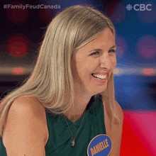 Laughing Danielle GIF - Laughing Danielle Family Feud Canada GIFs