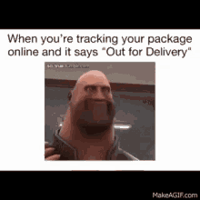 delivery tracking package waiting excited out for delivery